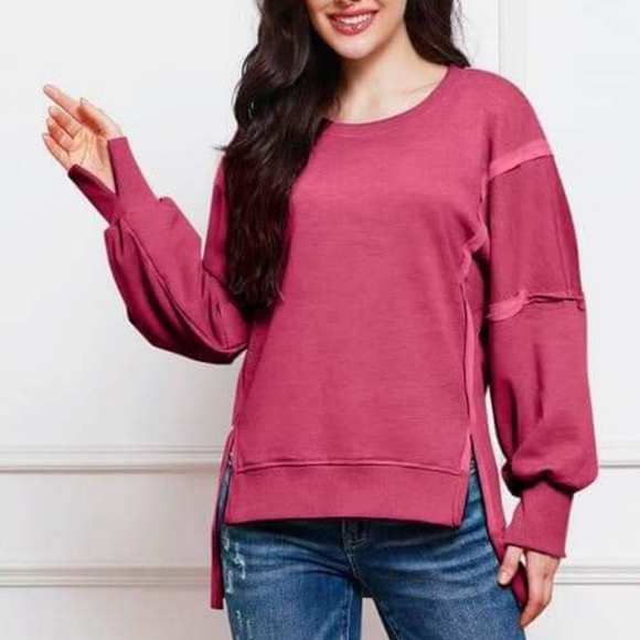 Heart and Soul high Low sweatshirt - Picture 2 of 8